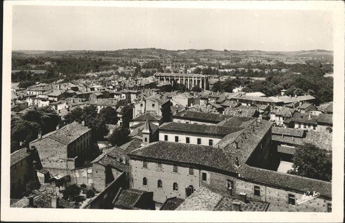 Lavaur Tarn Vue generale Eglise Saint Francois et l