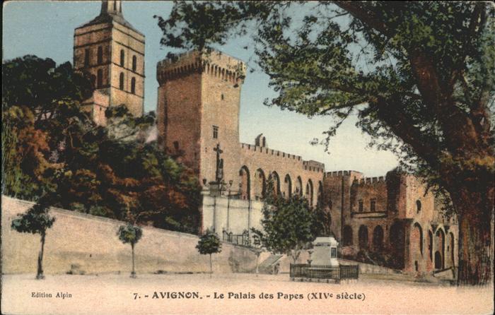 Avignon Vaucluse Palais des Papes XIV siecle