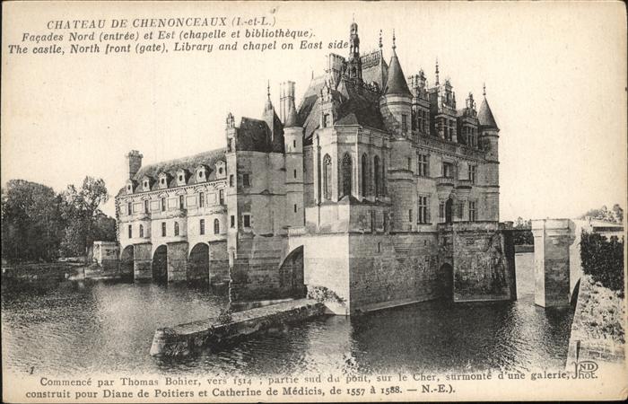 Chenonceaux Indre et Loire Chateau Thomas Bohier Diane de Poitiers