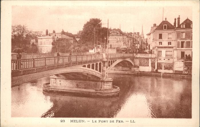 Melun Seine et Marne Le Pont de Fer