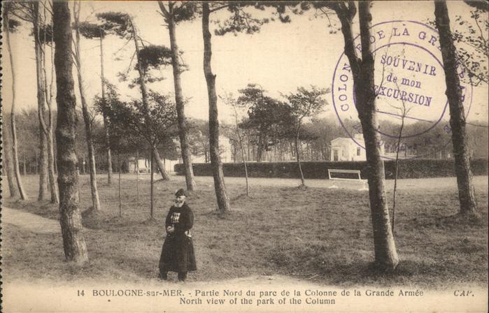Boulogne-sur-Mer Partie nord du parc de la Colonne de la