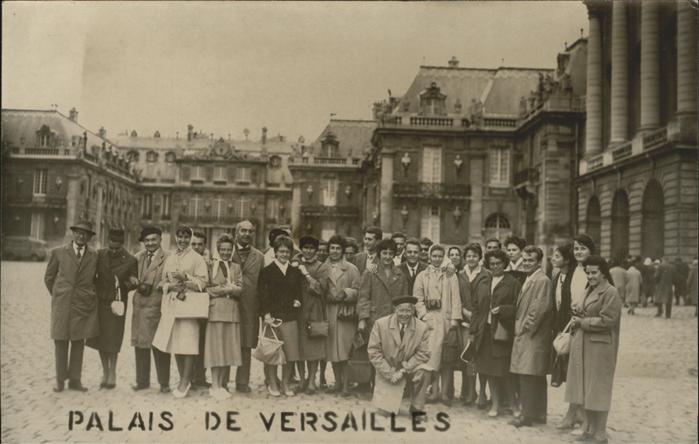 Versailles Yvelines Palais de Versailles Gruppenbild