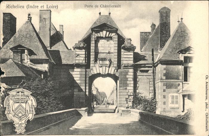 Richelieu Porte de Chatellerault Wappen
