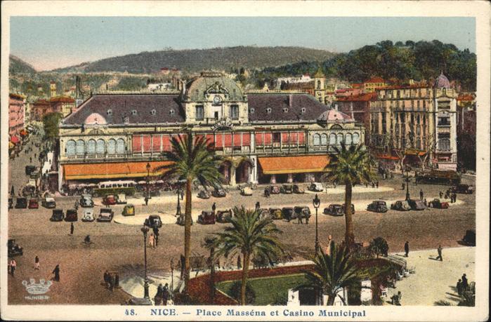 Nice Alpes Maritimes Place Massena et Casino Municipal