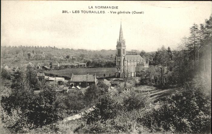 Les Tourailles Vue generale eglise