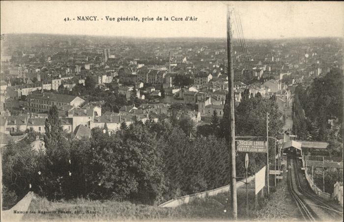 Nancy Lothringen Vue generale prise de la Cure d_Air