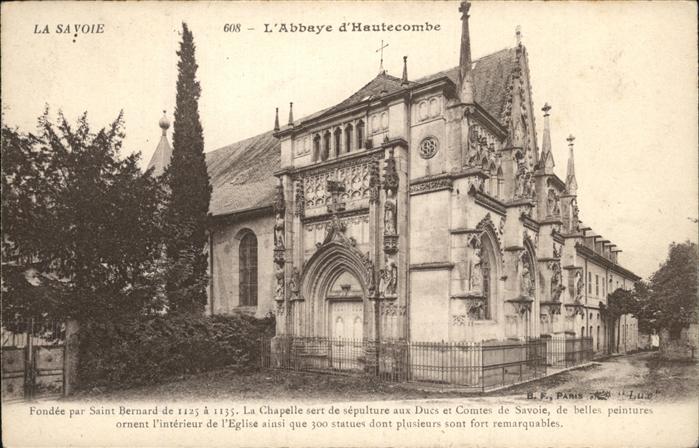 Hautecombe Abbaye Saint Bernard chapelle Ducs et C