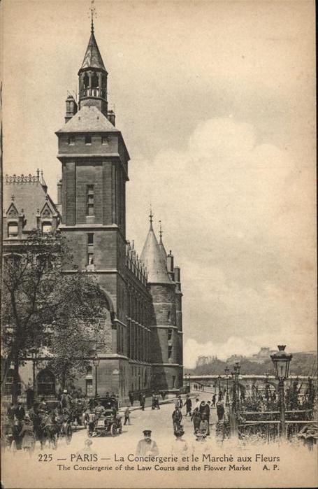 Paris Conciergerie et le Marche aux fleurs