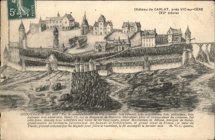 Carlat Chateau XV siecle