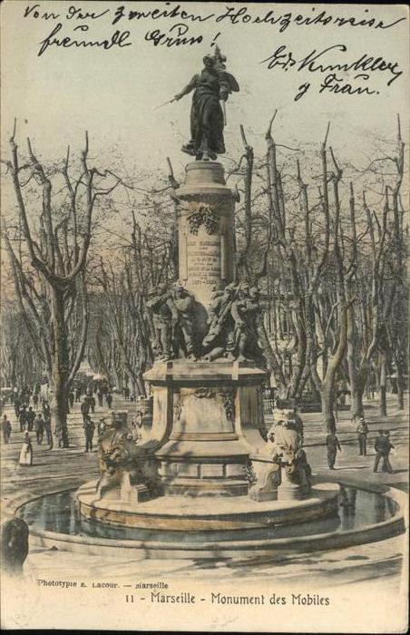 Marseille Bouches-du-Rhone Monument des Mobiles sculpture