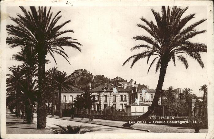 Hyeres Villas Avenue Beauregard
