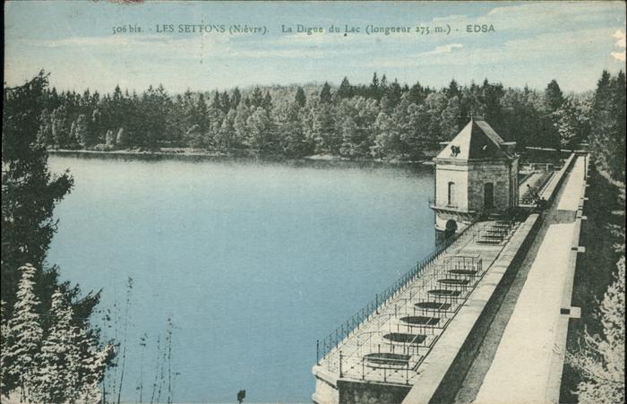 Montsauche-les-Settons La Digue du Lac Staudamm