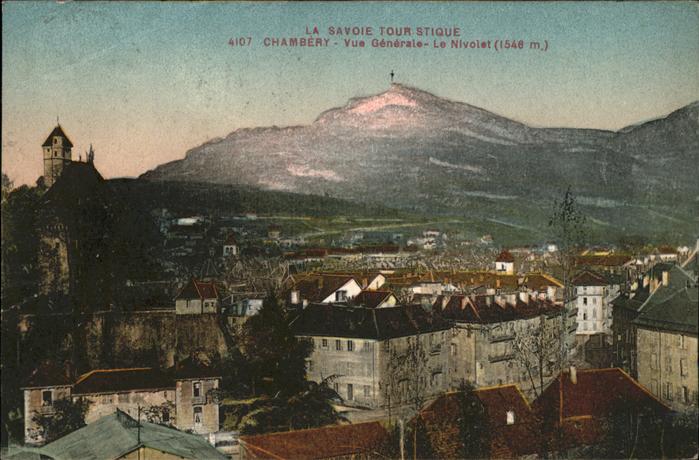 Chambery Savoie Vue generale et le Nivolet