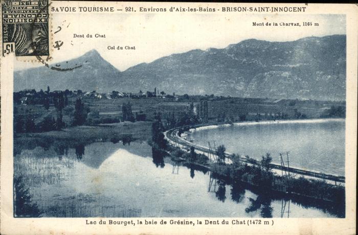 Brison-Saint-Innocent Lac du Bourget Baie de Gresine Dent du