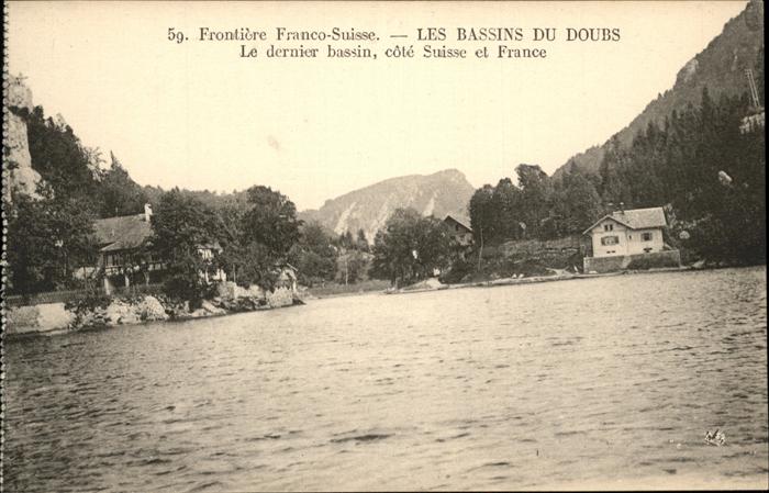 Villers-le-Lac Les Bassins du Doubs Frontiere Franco-S