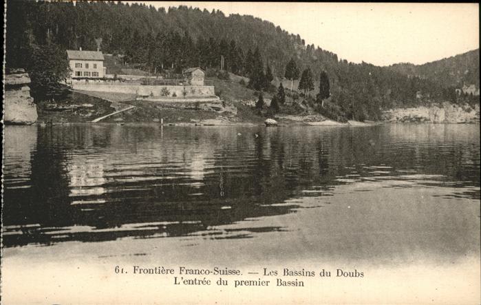 Villers-le-Lac Les Bassins du Doubs Frontiere Franco-S