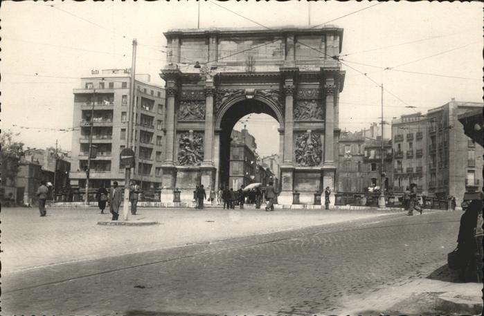 Marseille Bouches-du-Rhone Porte d_Aix Arc de Triomphe