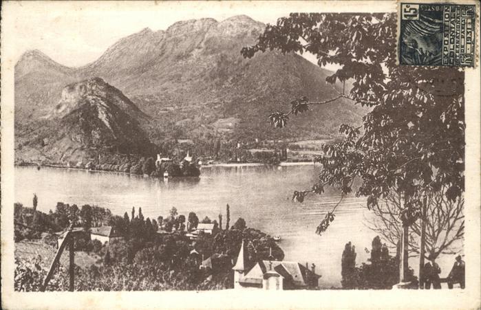 Annecy Haute-Savoie Lac Montagne d_Entrevernes Stempel auf