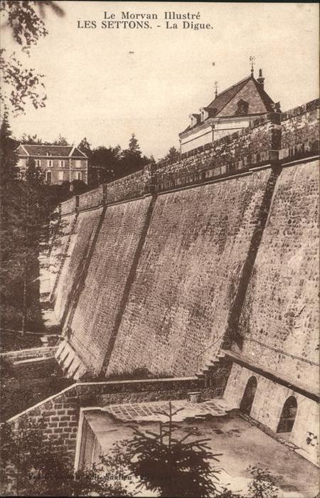 Uchon Le Morvan illustre les settons la digue