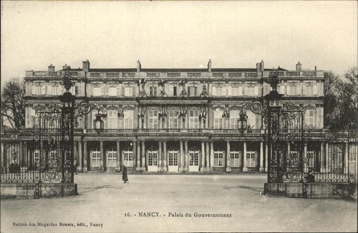 Nancy Lothringen Palais du Gouvernement