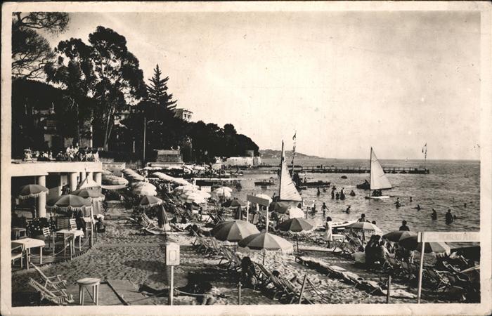 Juan-les-Pins Antibes 06 Richelieu Plage voiliers