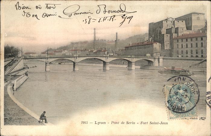 Lyon France Pont de Serin Fort Saint Jean Stempel a