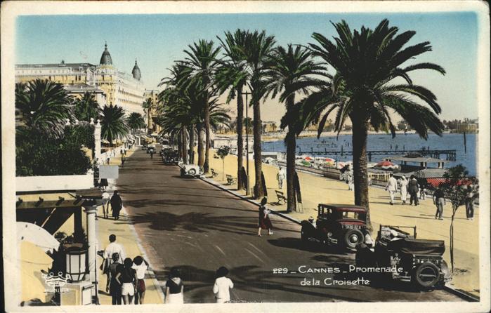 Cannes Alpes-Maritimes Promenade de la Croisette
