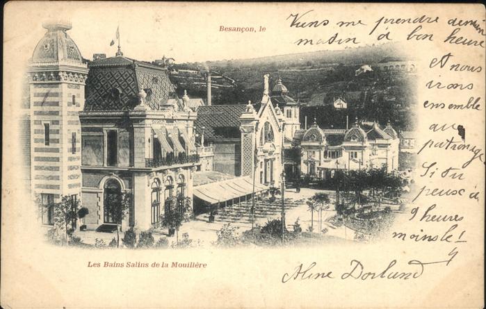 Besancon Doubs Les Bains Salins de la Mouillere