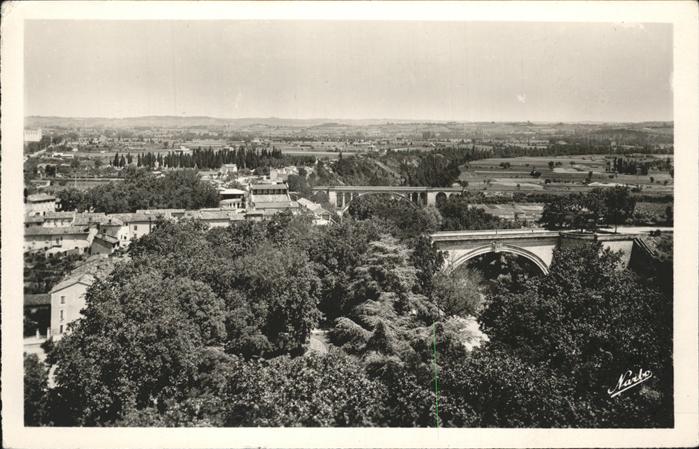 Lavaur Tarn Vue generale les deux ponts
