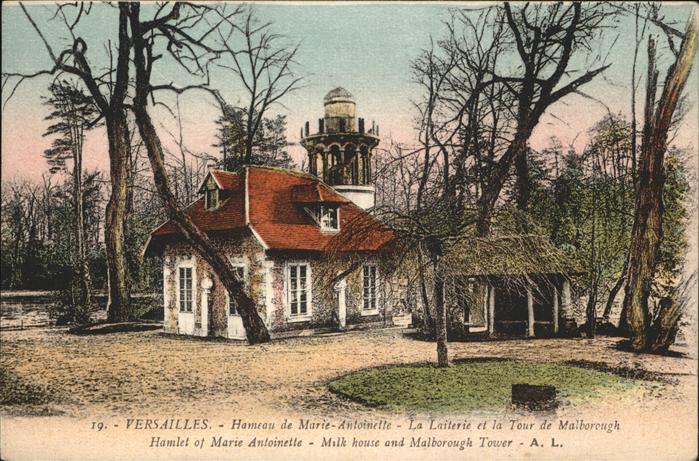 Versailles Yvelines Hameau de Marie Antoinette Laiterie Tou