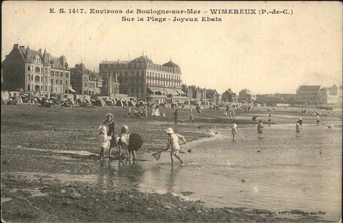 Wimereux Sur la plage joyeux ebats