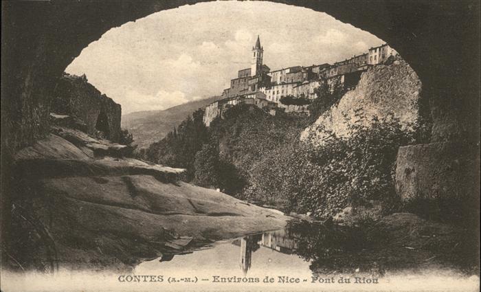 Contes Alpes-Maritimes Pont du Riou