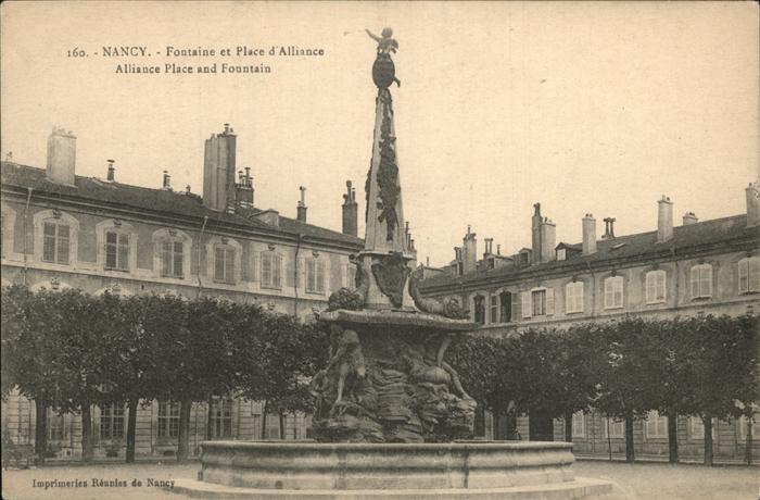 Nancy Lothringen Fontaine et Place d_Alliance sculpture