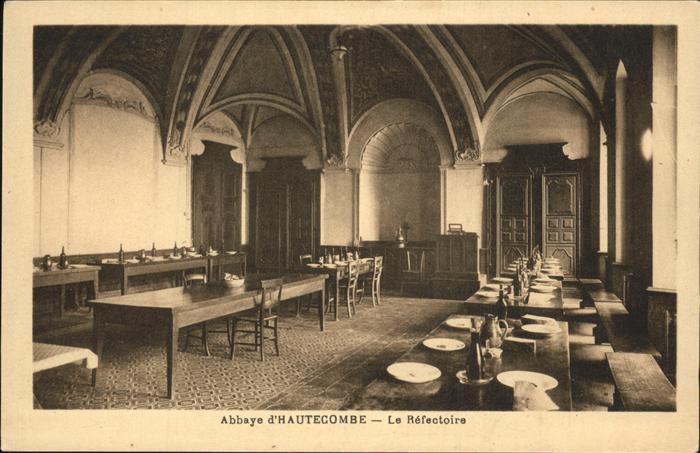 Hautecombe Abbaye le refectoire