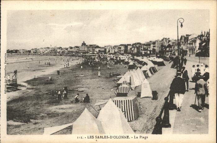 Les Sables-d Olonne la plage