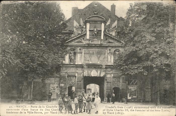 Nancy Lothringen Porte de la Citadelle