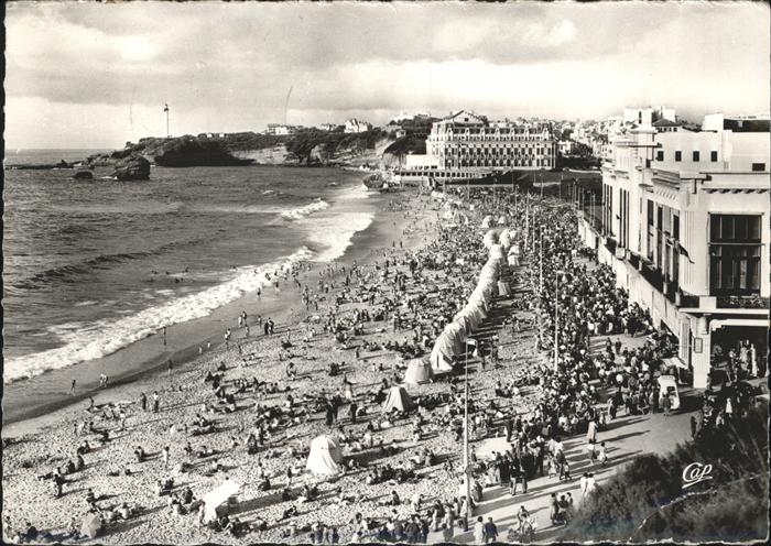 Biarritz Pyrenees Atlantiques La Grande Plage Casino le Phare Hotel d