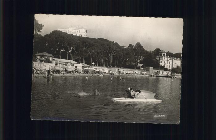Juan-les-Pins Antibes 06 Bord de mer plage Hotel Provencal Tretb