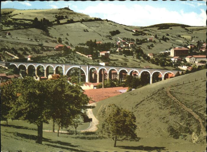 Tarare Vue generale et le Viaduc Chapelle Bel-