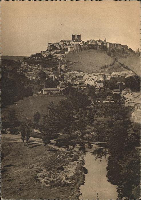 Saint-Flour Cantal Vue generale et Avenue Bellevue