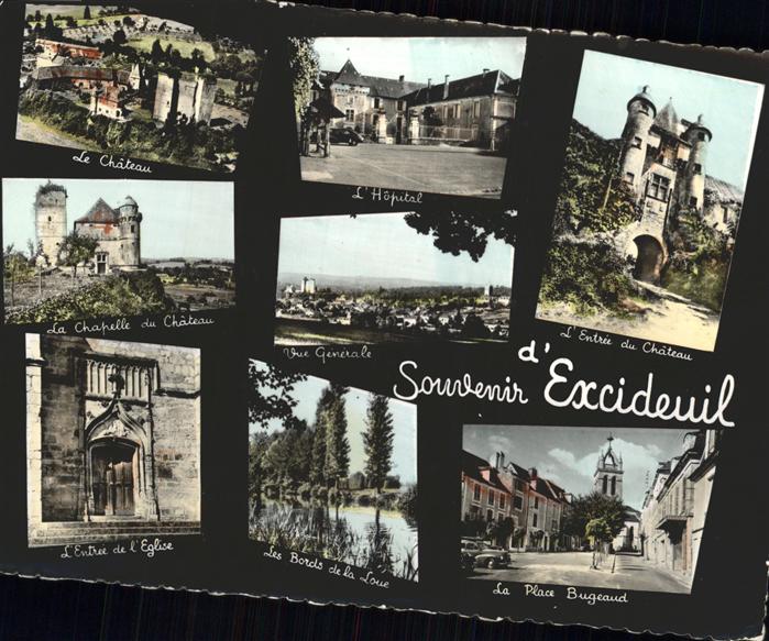 Excideuil Chateau Hopital Chapelle Eglise Bords d