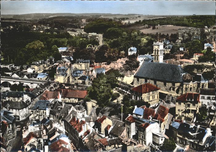 Meulan Vue panoramique aerienne Eglise