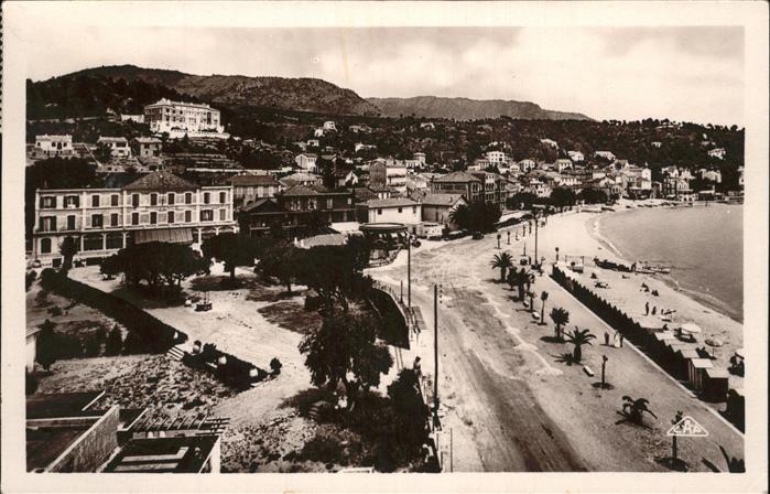 Le Lavandou Vue generale plage