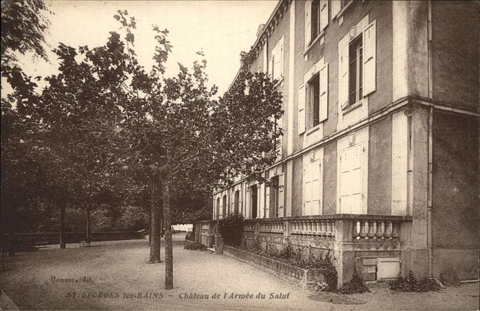 Saint-Georges-les-Bains Chateau de l'Armee du Salut Schloss