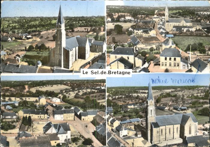 Le Sel-de-Bretagne Vue d_ensemble vue aerienne eglise