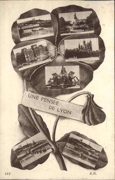 Lyon France Vues d_ensemble eglise monument sculptu