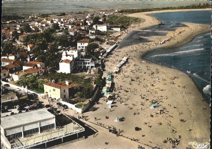 La Tranche-sur-Mer Vue generale aerienne la plage