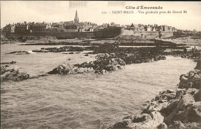 Saint-Malo 35 Vue generale prise du Gran Be Cote d_Em