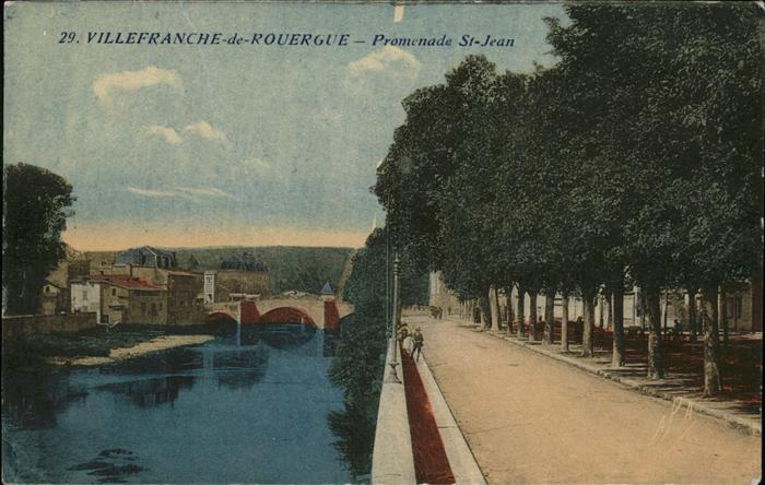 Villefranche-de-Rouergue Promenade St. Jean