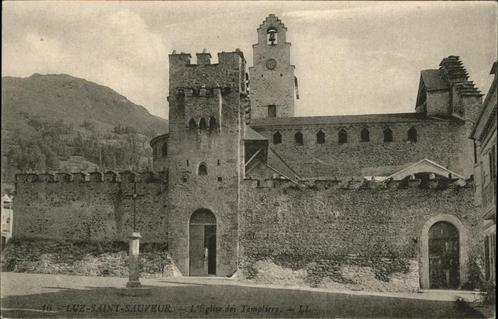 Luz-Saint-Sauveur Hautes Pyrenees Eglise des Templiers